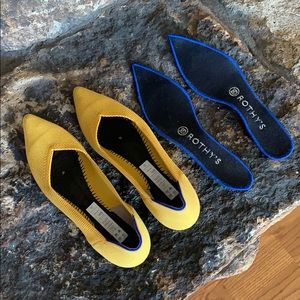 Rothy’s Marigold pointed toe flats